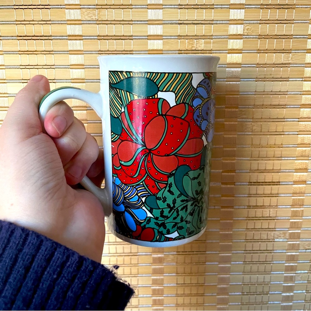 Vintage Floral Mug